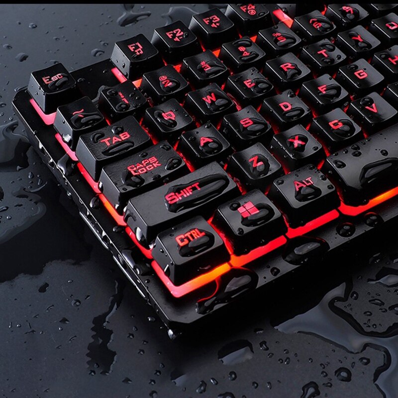 K13 Gaming Wired Keyboard Mouse Set Mute Button RGB Backlight Mechanical Keyboard for Pc Laptop