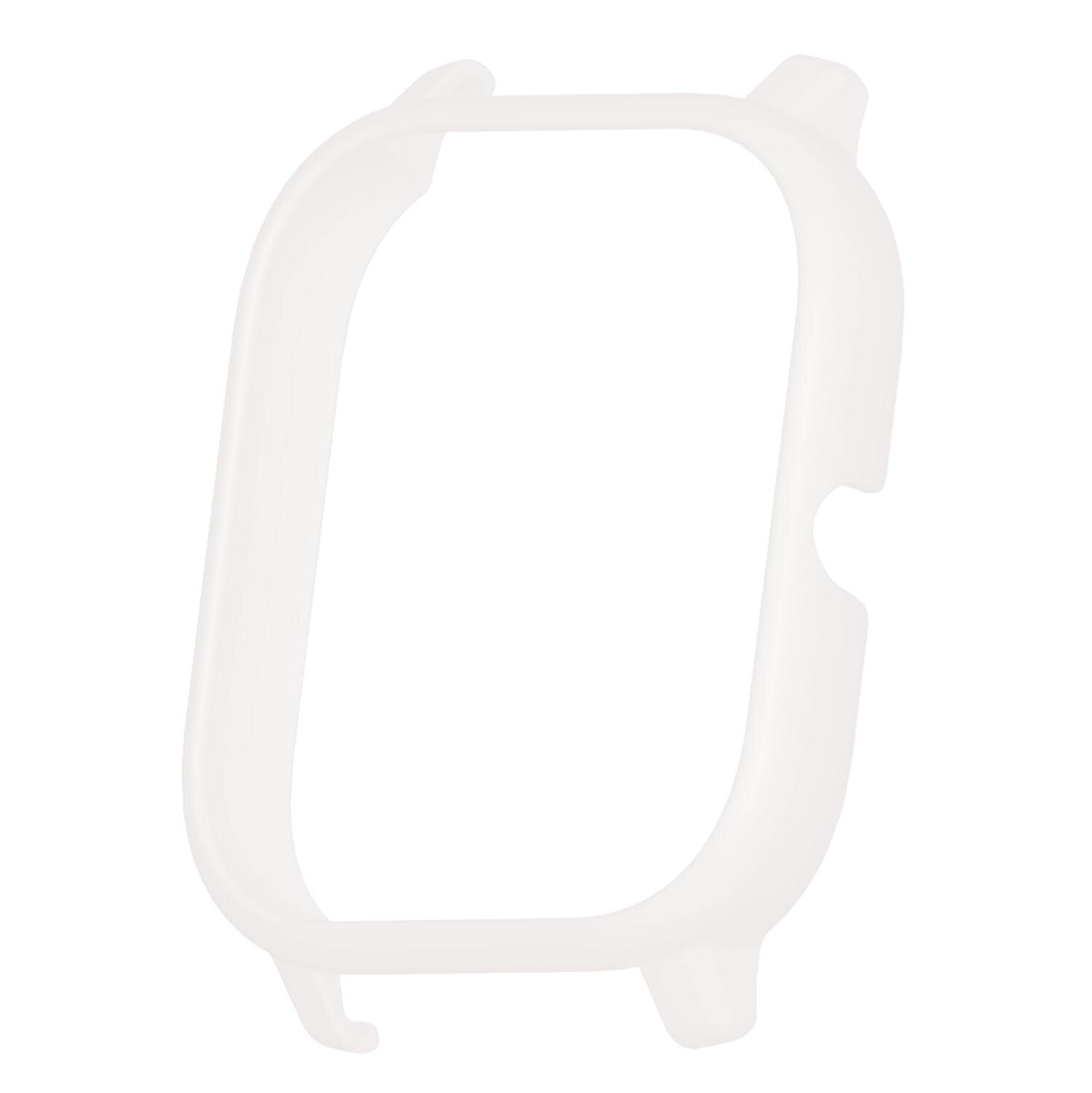 Dla Huami Amazfit GTS etui ochronne na tablet etui na Huami Amazfit GTS obudowa ochronna z TPU rama zderzak zegarek futerał ochronny: biały