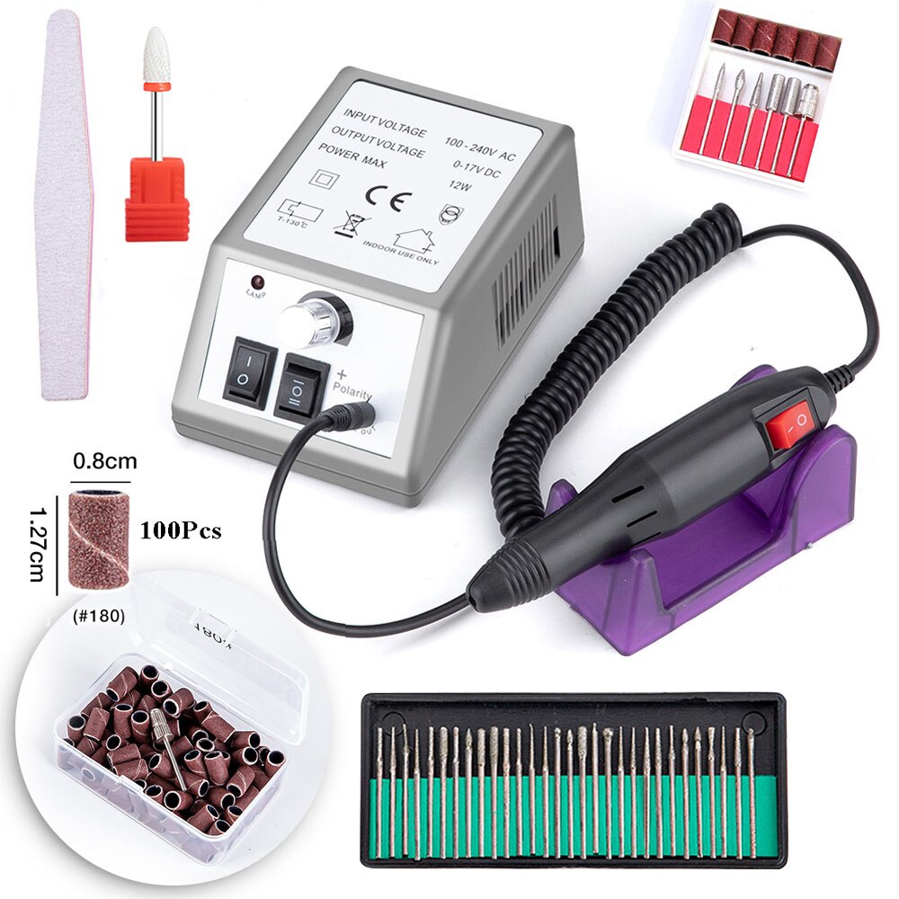 Electric Pedicure Machine Nail Drill Machine Electric Manicure Drills Accessory Pedicure Kit Nail Drill Bits Nail Tools: Set 5