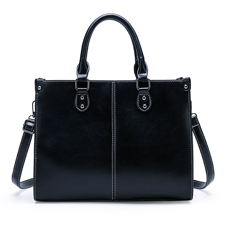 Olsitti Luxe Vrouwen Handtassen Tassen Grote Draagtas, pu Lederen Schoudertassen Voor Vrouwen Beroemde Bolsos Mujer: Black