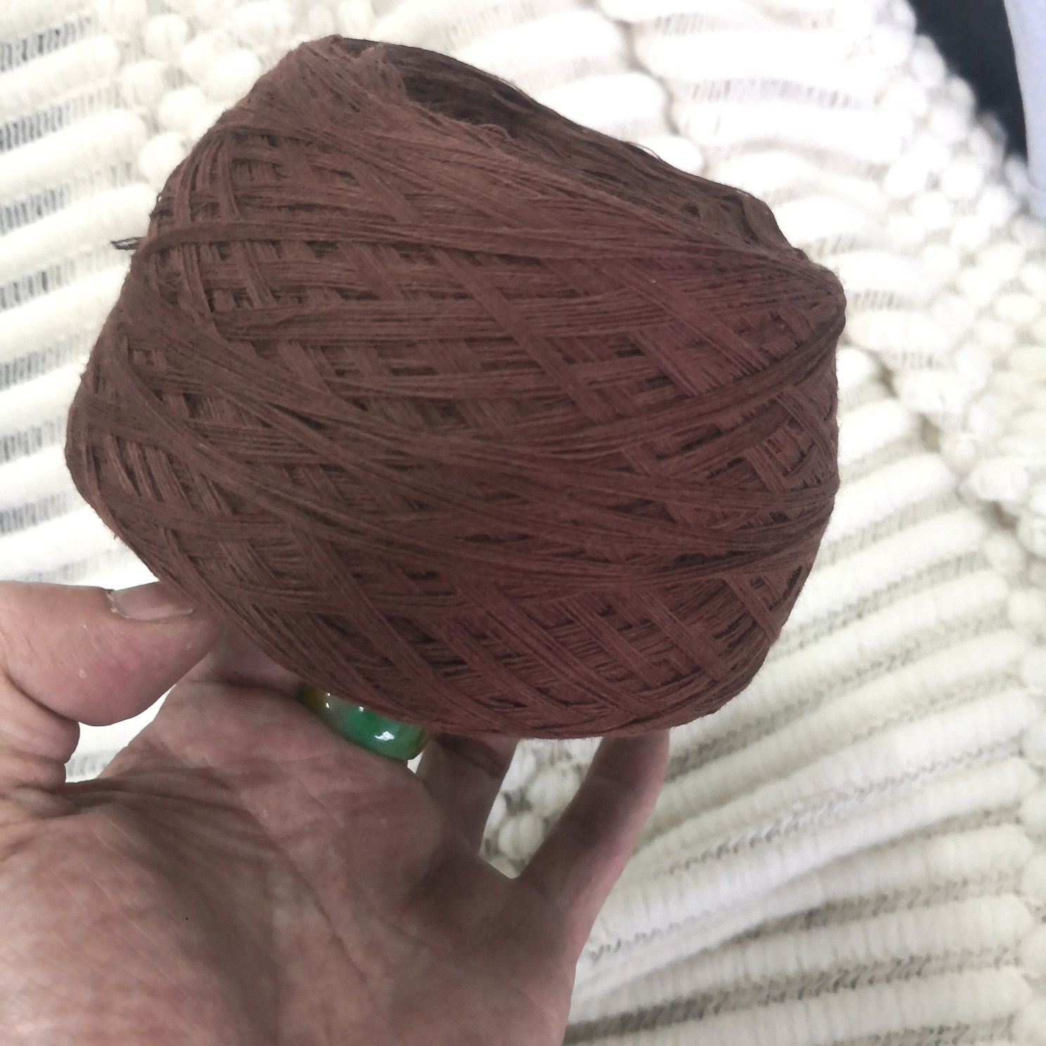 Knitting Cotton Yarn Thread Non Bleached Raw Coton Cords Baby ClothES Cochet DIY Scarf Sweater 500grams/Ball: Silver