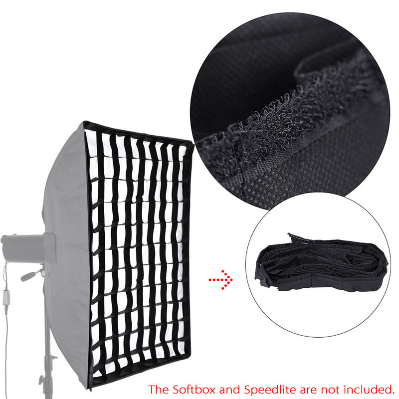 Godox Softbox 60x90cm Rectangulaire Lampe de Photographie avec Bowens Mount pour Portrait Studio Flash