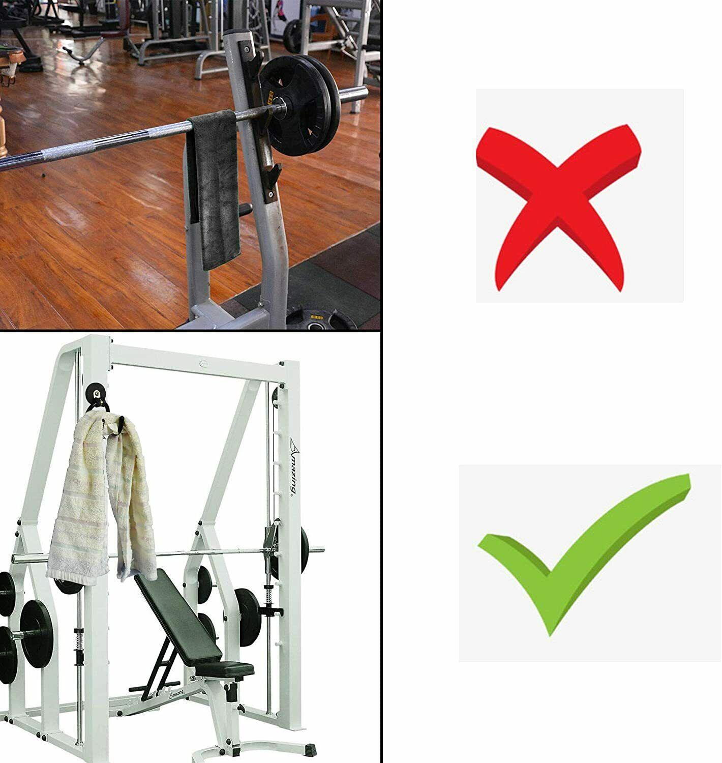 Gancho magnético para colgar toallas, perchero para gimnasio, toallas de baño, cocina