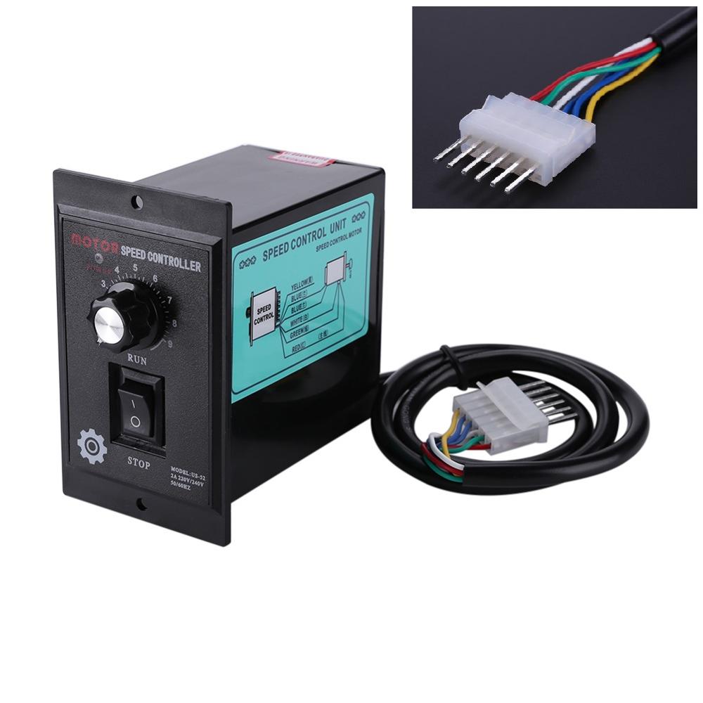 400W AC 220V Motor Speed Controller for ac Motor Digital Adjustable Stepless Motor Speed Regulator Motor speed controller