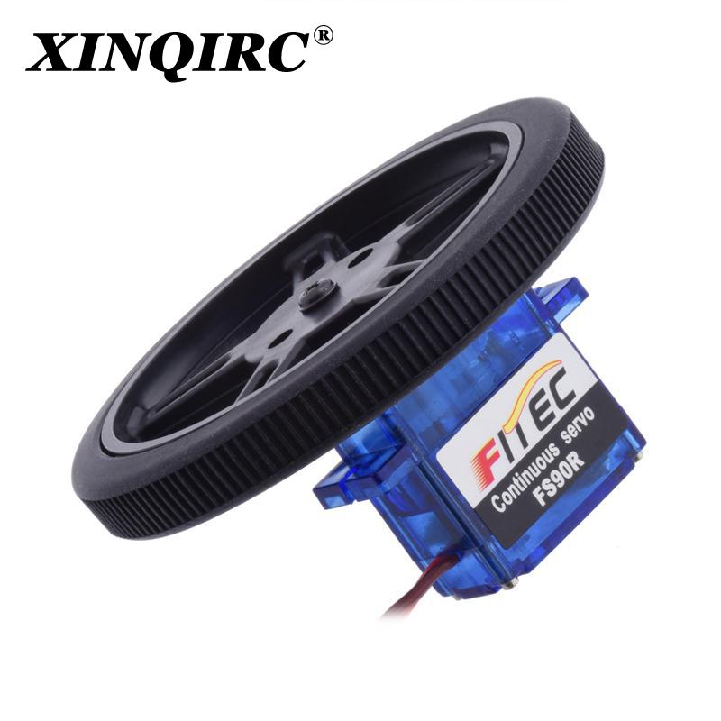 Feetech 9g micro servo fs90r forward and reverse 360 degree continuous rotation car wheel drive mini servo steering gear