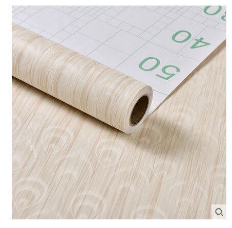 Wood grain Home Decor Furniture Vinyl Wrap Waterproof Wall Sticker Self Adhesive PVC Wallpaper Kitchen Desk Door Decorative Film