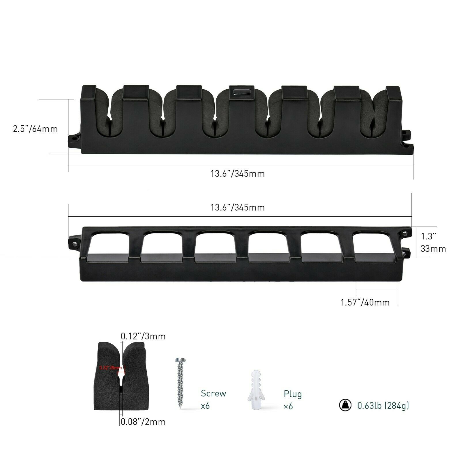 Vertical Rod Rack Fishing Boat Gear Pole Storage Stand Holder Wall Fishing Tool