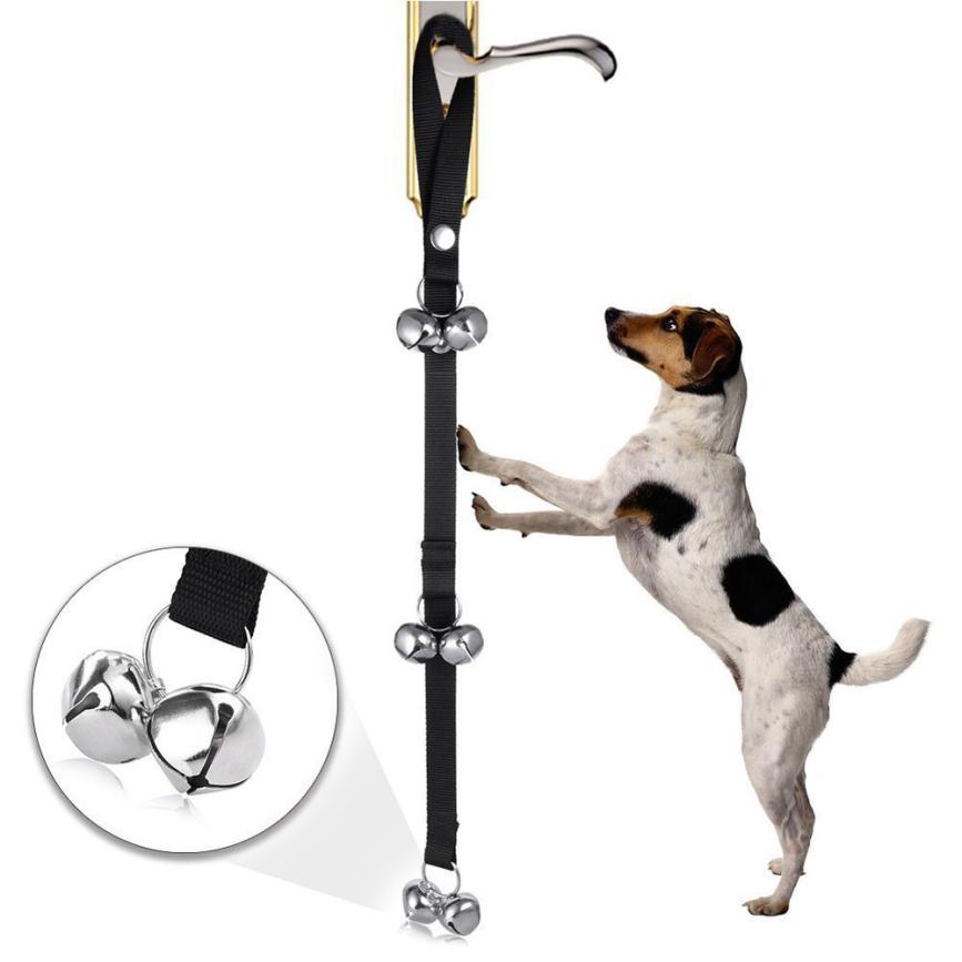 Rvs Hond Deurbellen voor Hond Training En Inbraak Clicker Deurbel 2JU30