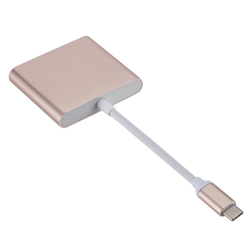 Usb C Naar Hdmi 3 In 1 Kabel Converter Voor Huawei Usb 3.1 Thunderbolt 3 Type C Switch Naar Hdmi 4K Adapter Kabel 1080P