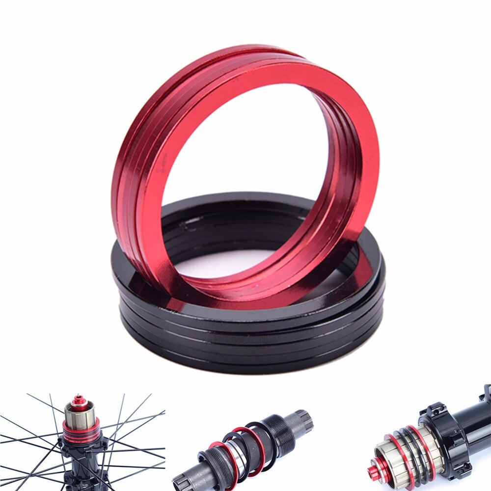 5 stk 2mm cykler svinghjulsskive bundbeslag midterakse mtb alluminium legering cykelnav spacer pakning spacer