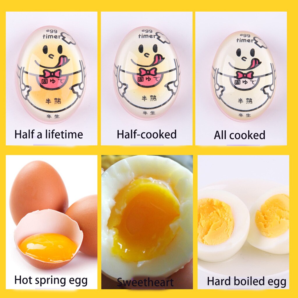 Egg Timer Boiling Eggs Egg Timer That Changes Color When Done Compatible with Boiling Soft Medium Hard Boiled Eggs