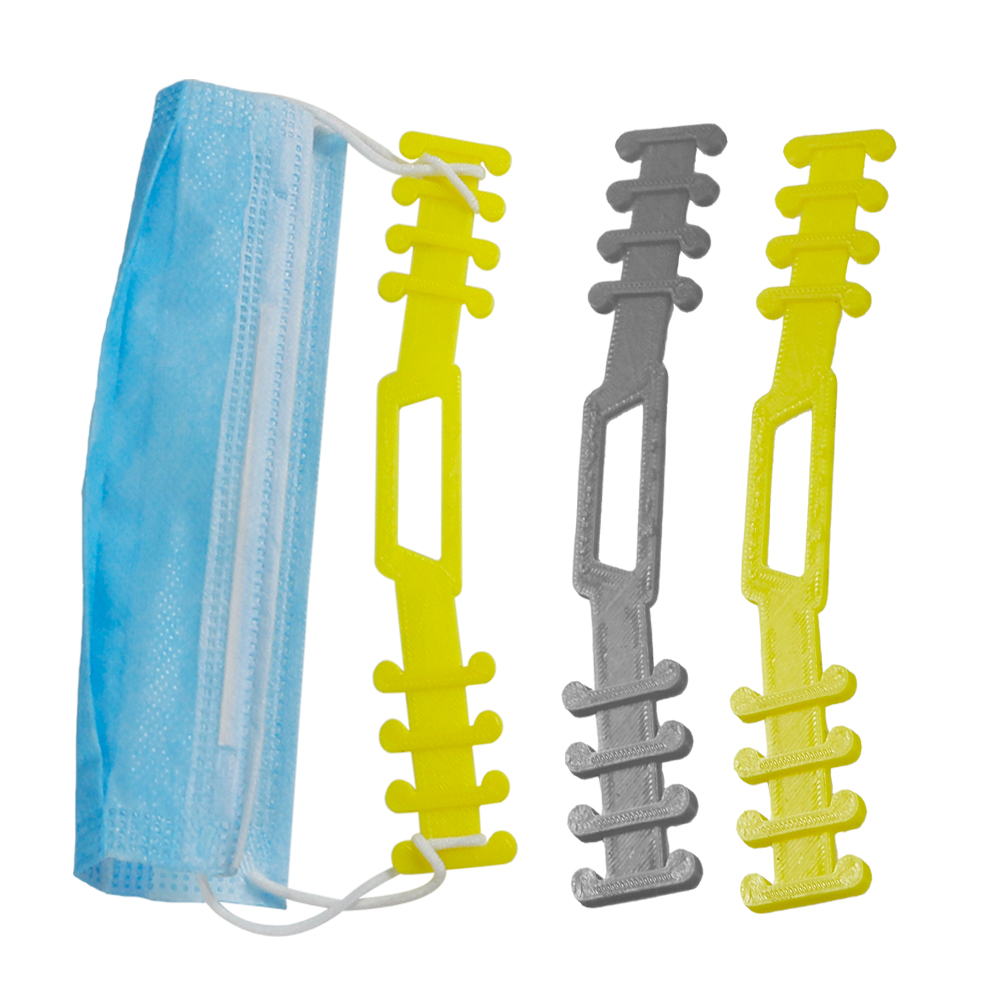5 Pcs 3D Gedrukt Masker Strap Extender Size Aanpassing Gesp 5 Pcs Vierde Versnelling Verstelbare Anti-Slip Masker Oor grips Extension Haak