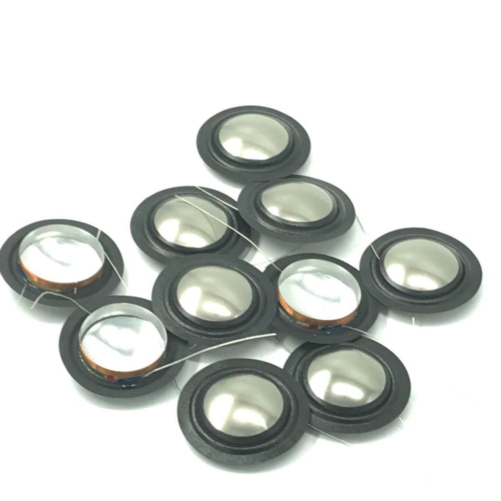 10 stücke 25,4mm importiert Metall Titan Film + Seide Seite Membran 25 Ader Hochtöner schwingspule Lautsprecher Reparatur Film 8 Ohm diy reparatur: 2