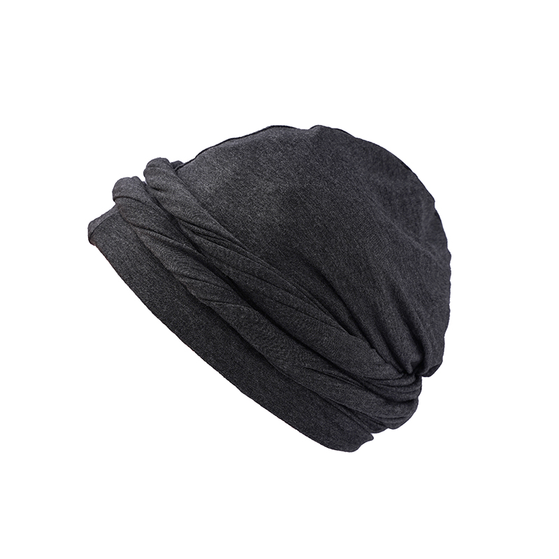 Cappello da uomo punk sbavatura ordinare coda intrecciata Frangia Bandana di cotone Cappello salto Turbante Cappelli Avvolgere la testa berretto cap Tinta unita portuale cappello 2024: marrone scuro