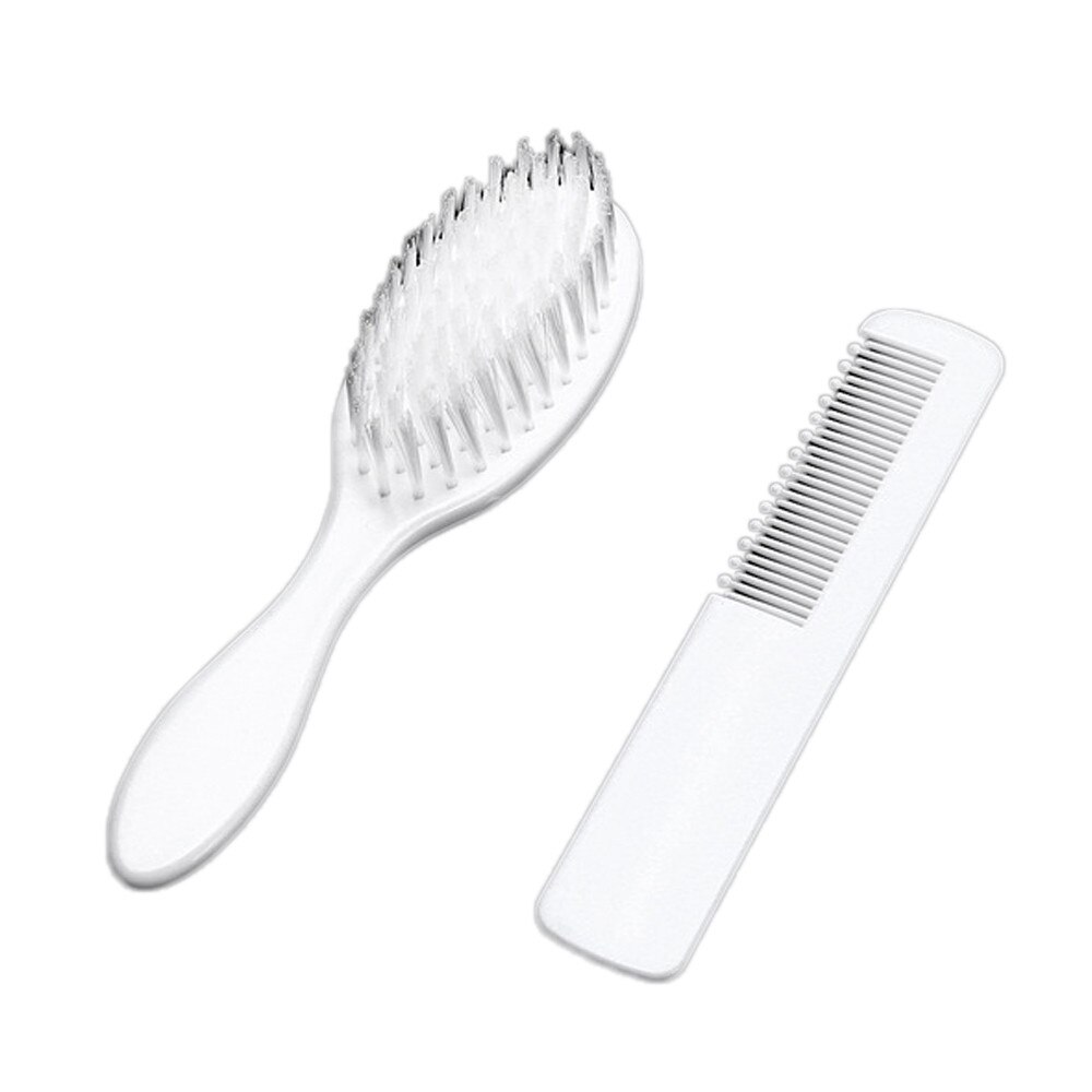 ABS Baby Hairbrush Newborn Hair Brush Infant Comb Head Massager baby Care Convenient Daily Hairbrush Won't Scratch Scalp: Default Title