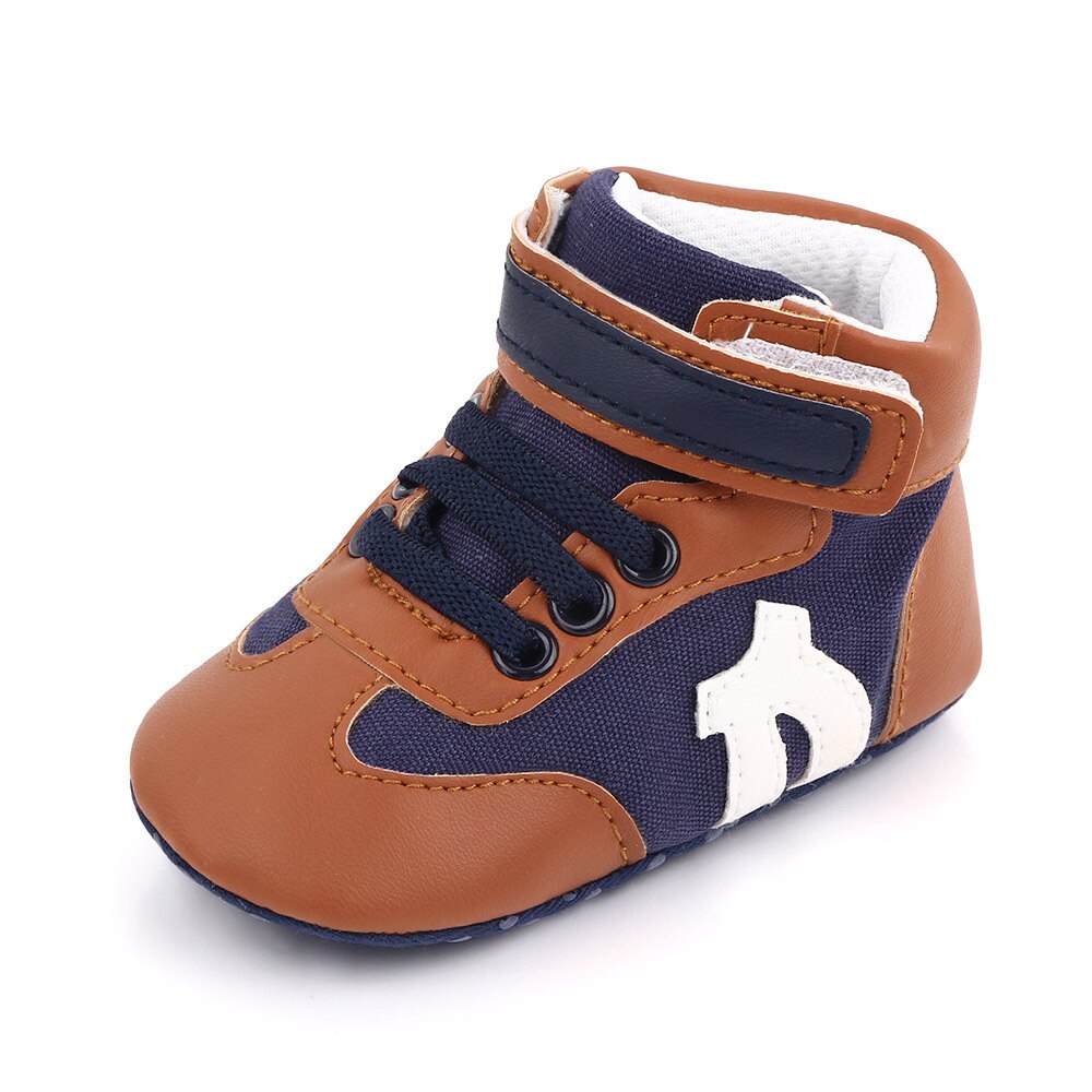 Mode Pasgeboren Baby Boy Laarzen Training Peuter Trainers Tenies Schoenen Voor 1 Jaar Oude Meisjes Laarsjes Baby Booty Schoenen: Bruin / 13-18 months