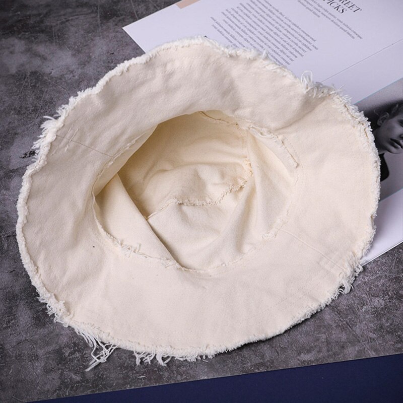 Kvinder solhat bred skygge bøttehætte åndbar til sommer strand udendørs als 88