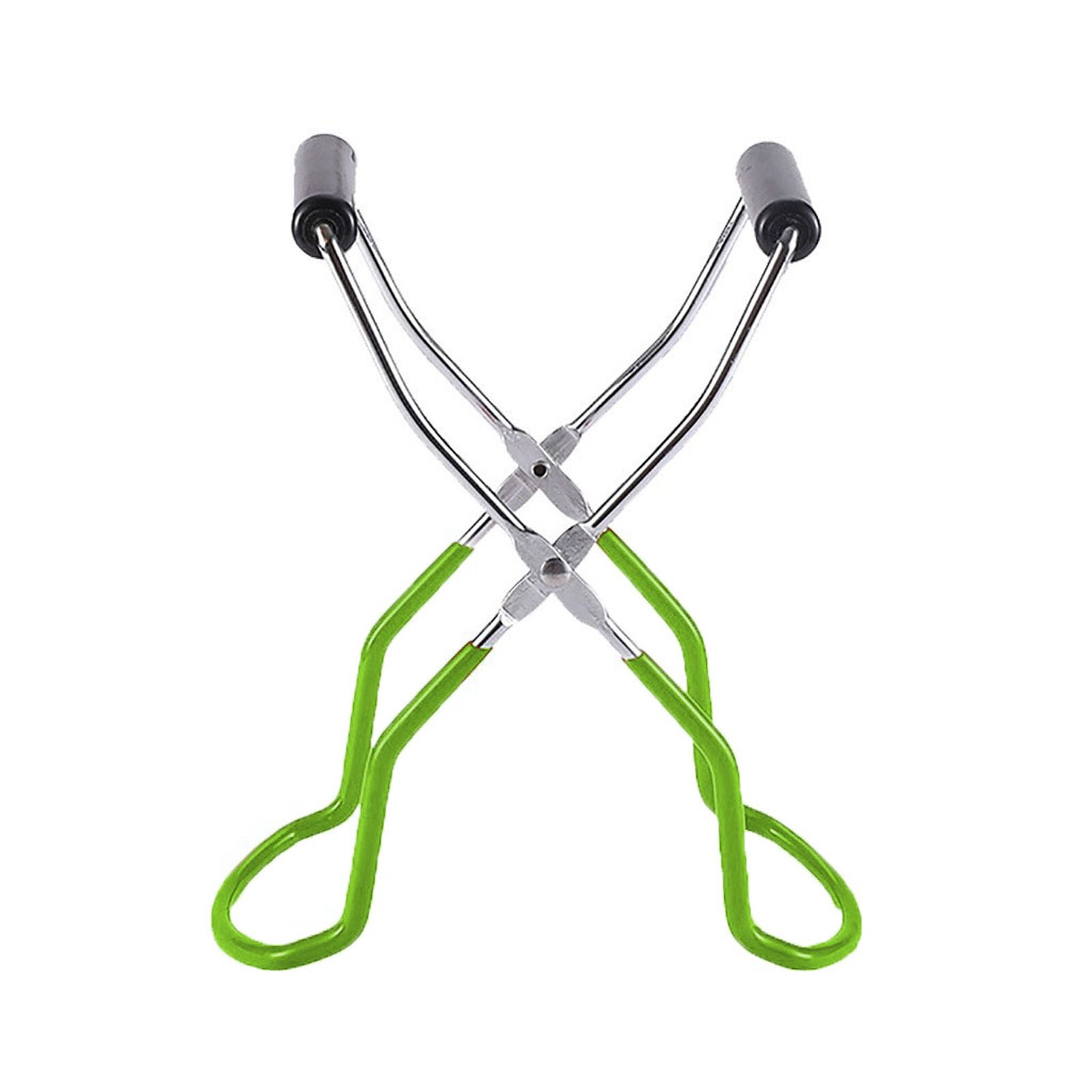 Canning Jar Lifter Non-Slip Powerful Canned Bottle Clamp with Heat Proof Handle for Jam-Jar: Green