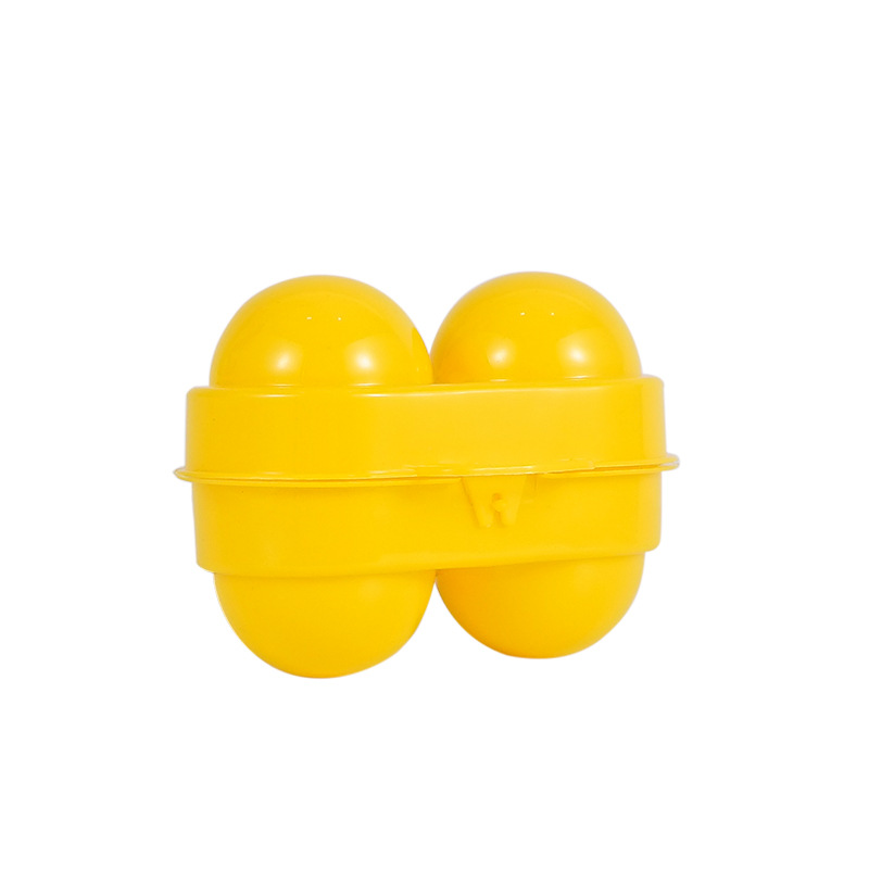 2 gitter æg opbevaringsboks bærbar håndholdt udendørs camping picnic æggeboks køkken køleskab æggeholder container organizer taske: Default Title