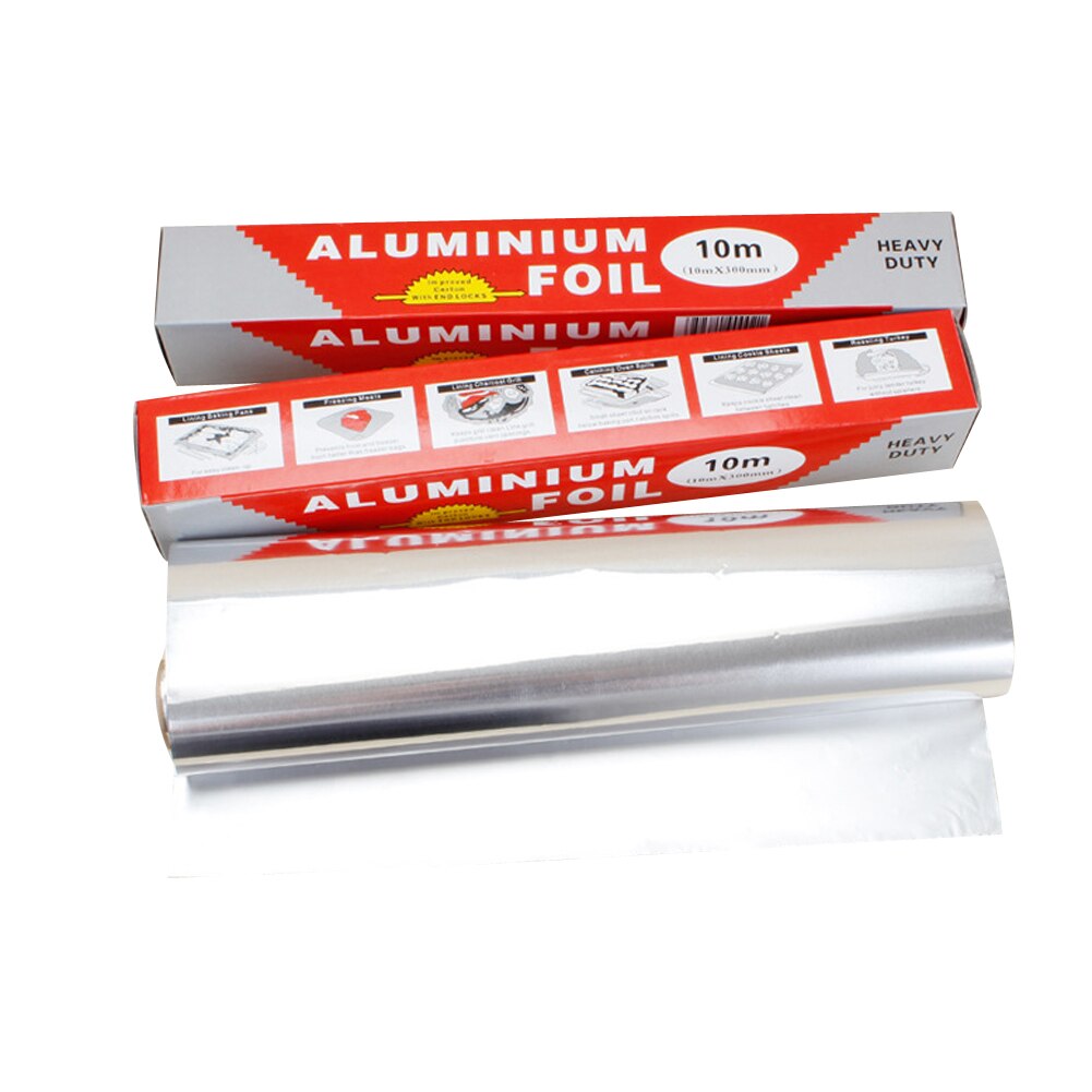 Aluminum Foil Baked Catering Barbecue Wrapping Paper Waterproof Oil Proof Heat Resistance Anti-Sticky Disposable Kitchen Tool