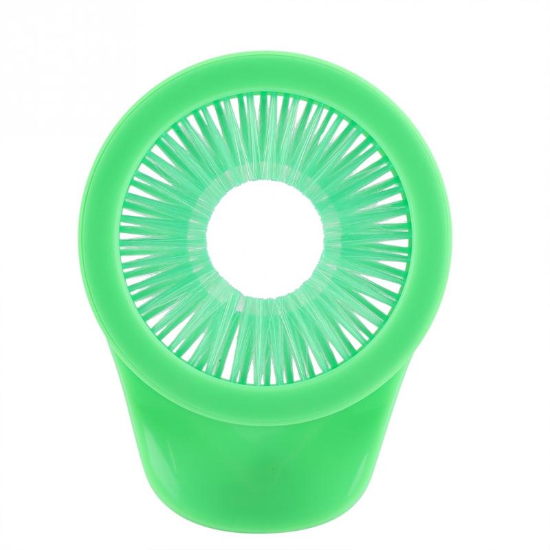 Kitchen Gadgets Vegetable Brush Portable Corn Stigma Remover Carrot Cucumber Yam Cleaner Vegatables Brush: Green
