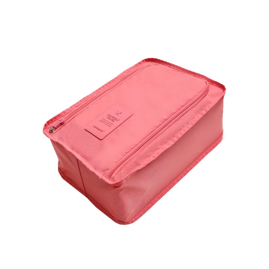 Portable Travel Shoes Bag Cloth Pants Accessories Tote Package Shoes Pouch Waterproof Storage Bag: Pink