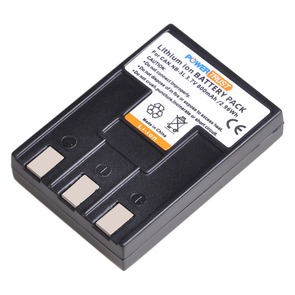 NB-3L + USB Charger for Canon NB-3L, Canon PowerShot SD10,SD20,SD100,SD110,SD500,SD550,Digital IXUS 750 IXUS i IXUS, IXY 30 30a: 1x Battery