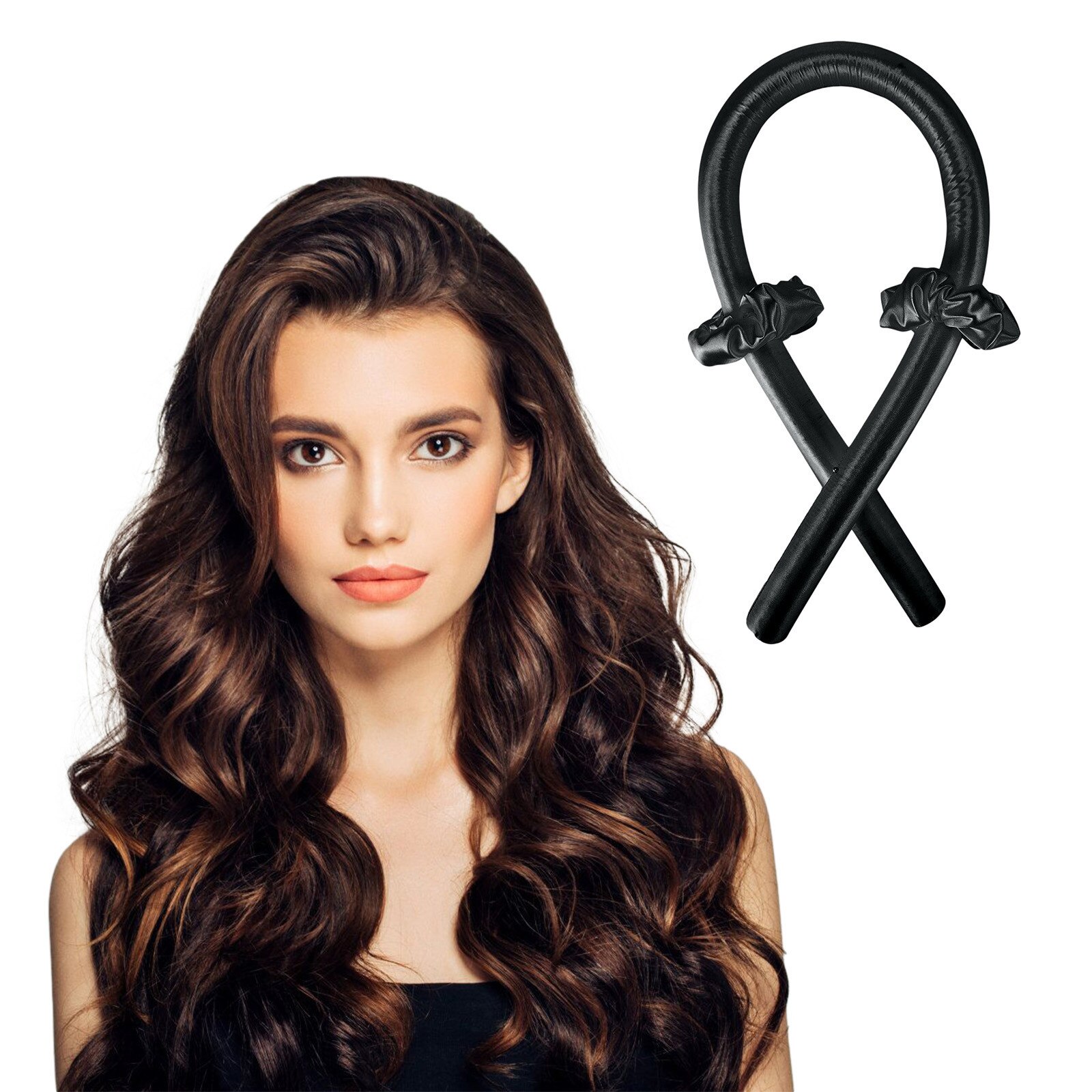 Geen Warmte Spiraal Perenbloem Curling Slapen Haar Rollen Flexibele Curling Staven Magic Wave Haar Krultang Haar Krultang Maker Tool: A