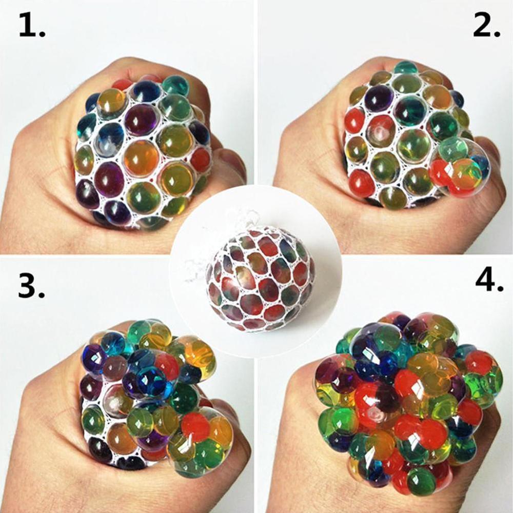Anti-Stress visage Anti-Stress boule de raisin spongieux maille autisme humeur presser soulagement sain mignon jouet Geek Gadget Vent