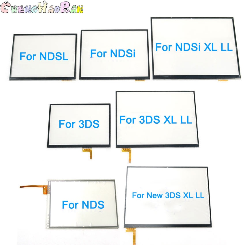 Uds Digitalizador de pantalla táctil Pantalla de Cristal Panel táctil de reemplazo para Nintendo DS Lite NDSL NDSi XL 3DS XL