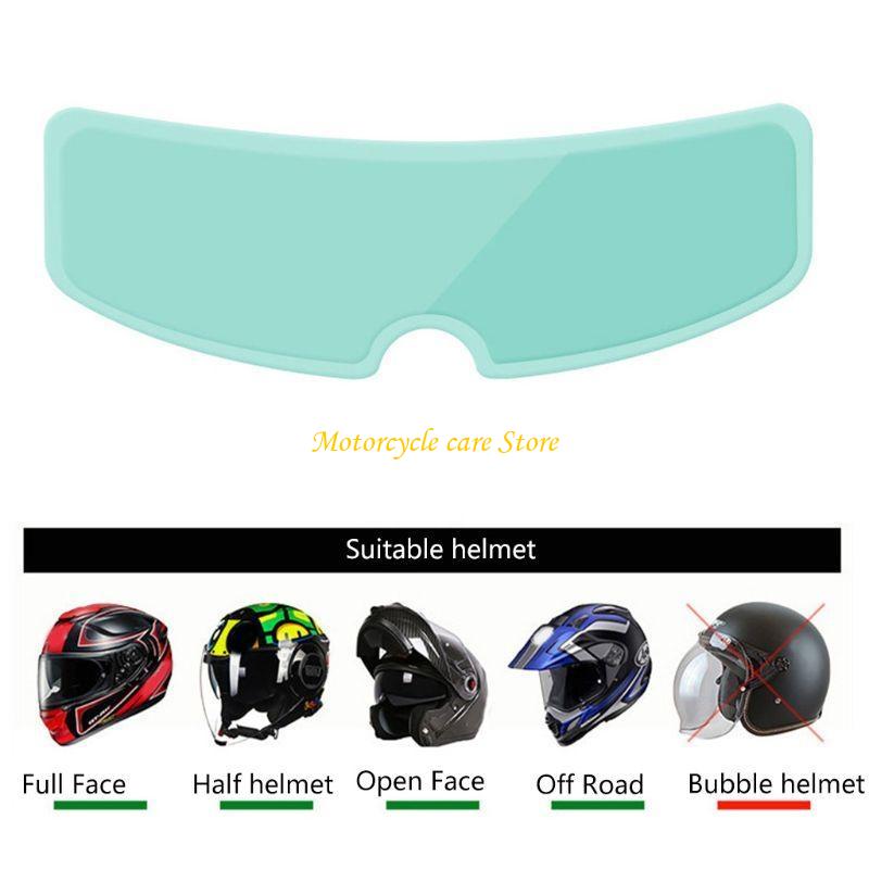 U75f anti-regenfolies voor motorhelmen, regenbestendige beschermfolie voor nanocoating op lenzen, helmaccessoire