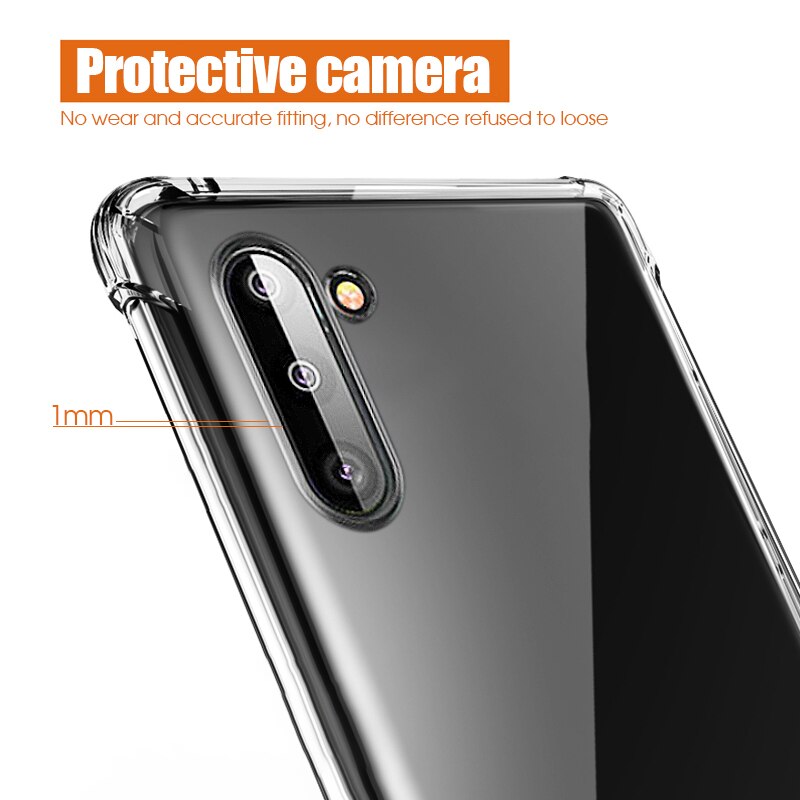 Airbag di Caso Della Copertura Trasparente Per Samsung Galaxy A10 A20 A30 A40 A50 A70 A10S A30S A50S A20S A10E A20E A2 core di Protezione Completa