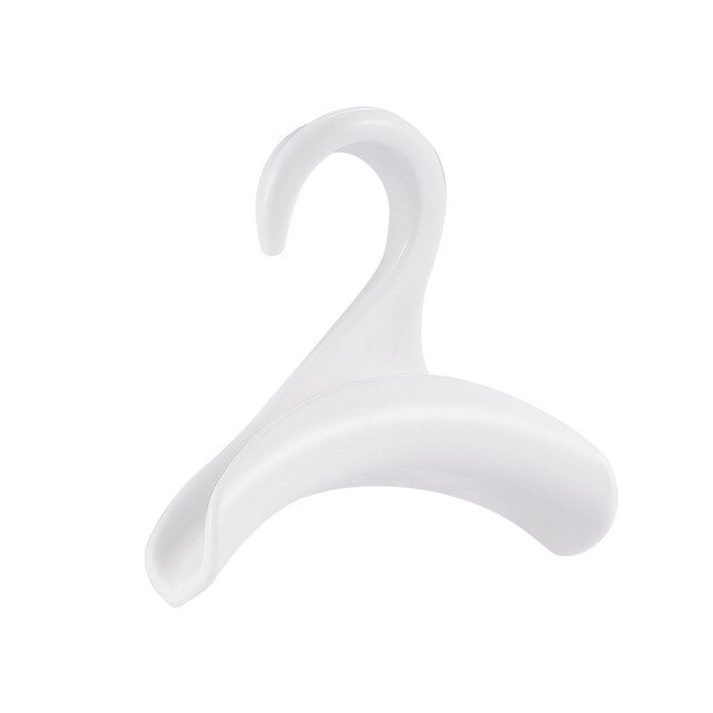 Gancho para colgar bolsos, organizador de almacenamiento, armario, cinturón, bufanda, para organizar mochilas: White