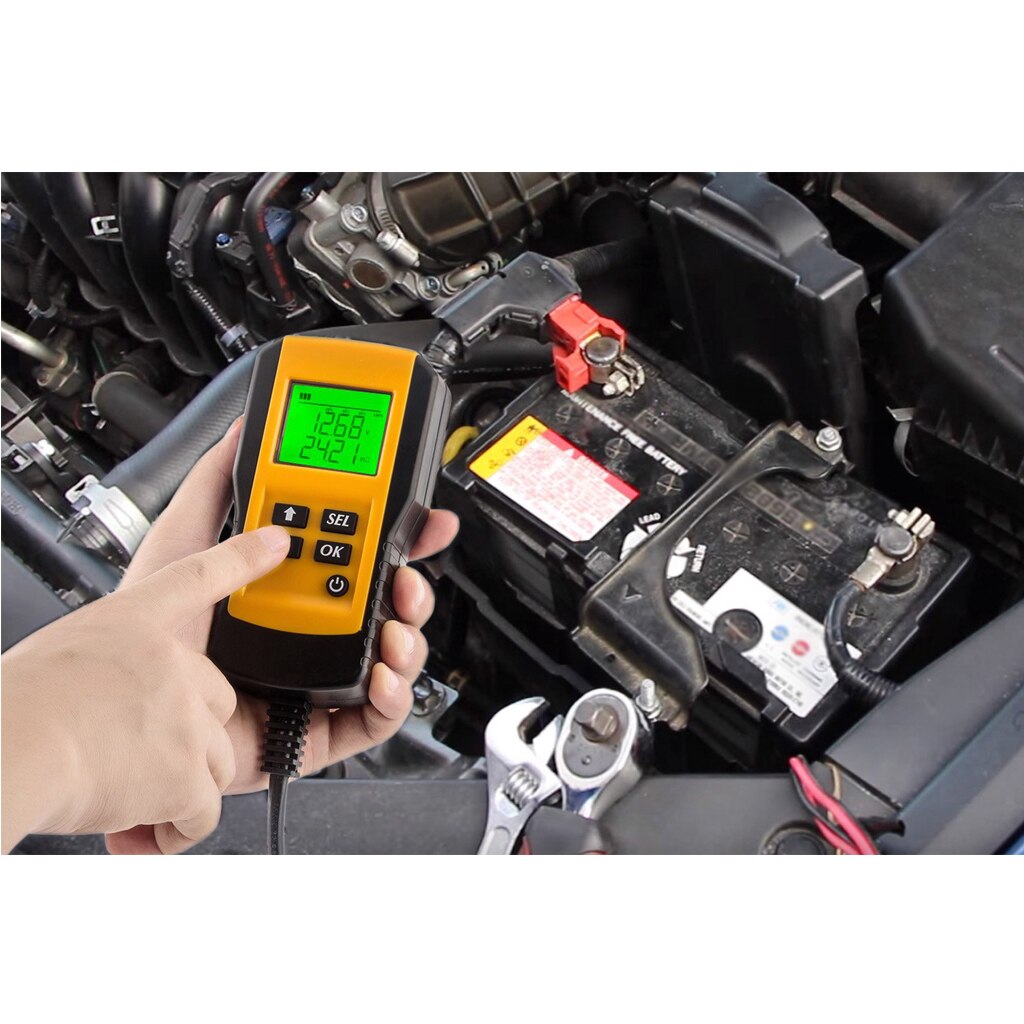 Professionele 12V Cca Automotive Belasting Batterij Tester Digitale Analyzer Voor Zware Vrachtwagens, Auto 'S, Motorfietsen En Meer