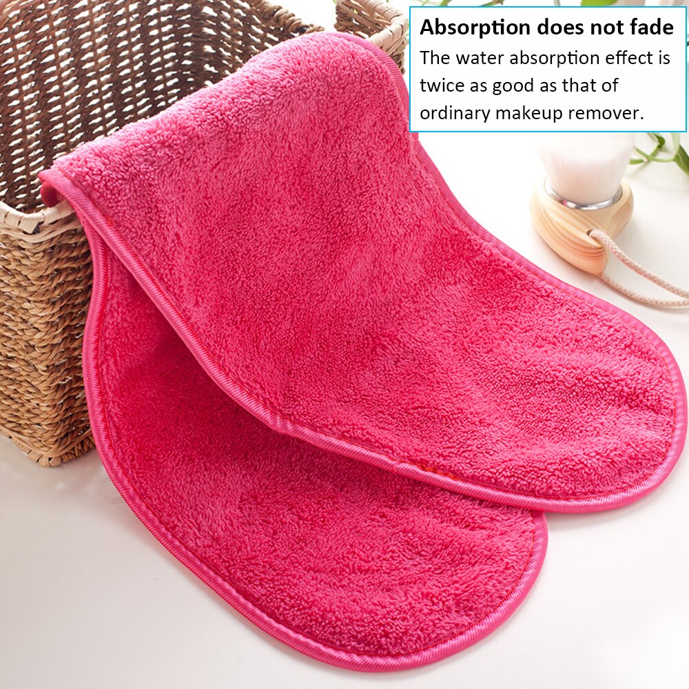 Reusable Microfiber Face Towel Face Towel Natural Antibacterial Protection Makeup Remover Cleansing Face Wash Microfiber Towel