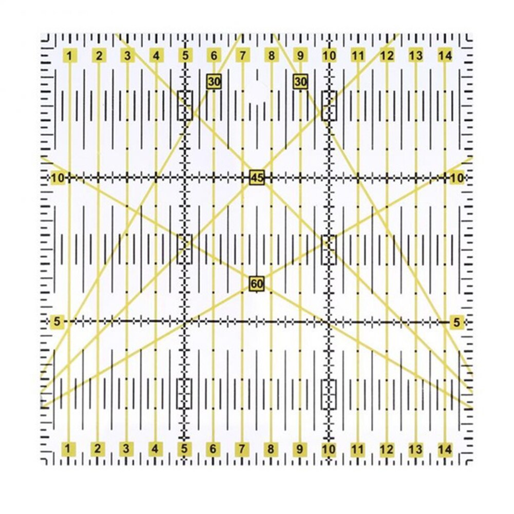 Praktische Schneiderin Stoff Schneiden Verdickt Acryl Quadrate Werkzeug Manuelle Cutter Genaue Herrscher: Ursprünglich Titel