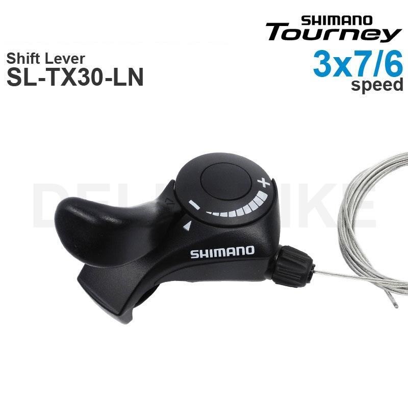 Shimano tourney sl -tx30 3 x 6v 3 x 7v växelhandtag växel plus 3 × 6 hastighet 3 × 7 hastigheter originaldelar: Vänster (ln)