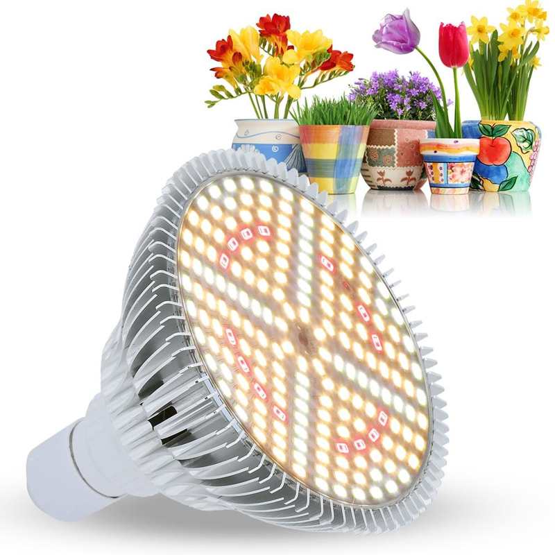 E27 Indoor Plant Lamp 27W Led Volledige Spectrum Licht Groeien Onderdelen Voor Greenhouse Planten Bloemen Teelt 85-265V