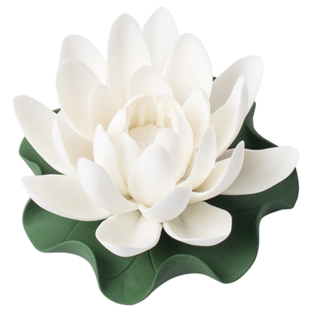 1 Set Lotus Incense Burner Ceramic Chic Incense Stand Incense Holder for Home Reading Meditation Temple