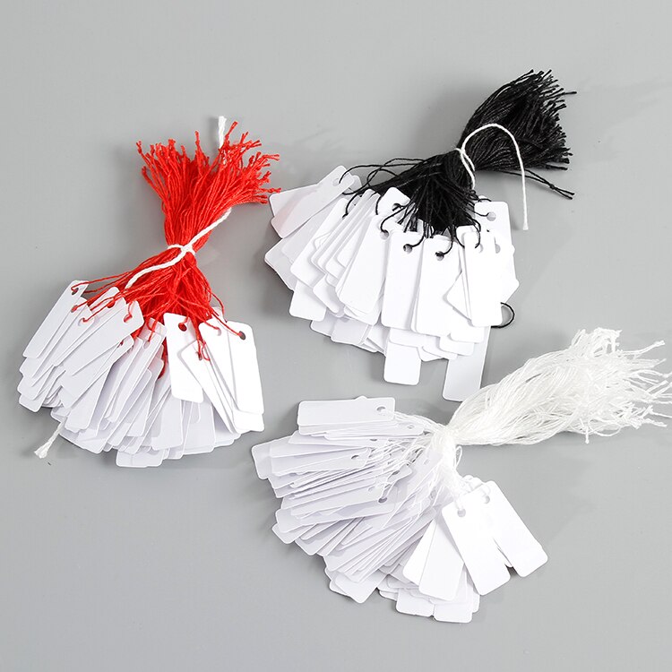 100pcs 3X1.2CM minisize Color plastic sheet tag/PVC plastic card blank Waterproof tag STOCK/Jewelry/watch/Trinket tag
