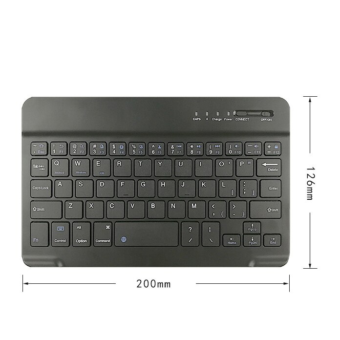 7 Inch Mini Wireless Keyboard Bluetooth Keyboard Universal Portable Compatible Bluetooth Mobile Phone Tablet Keyboard