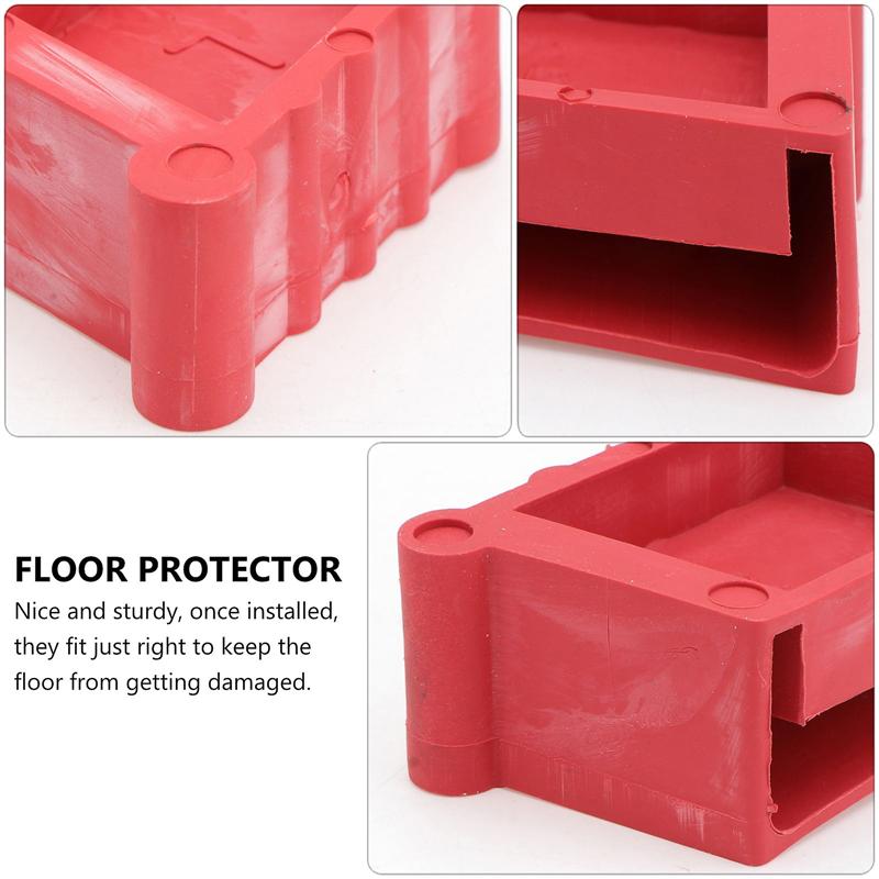 2Pcs Voedsel End Cover Trapladder Skid-Proof Pads Voeten Rubber Cover Ladder Voedsel Cover Trapladder Voeten Pad Voor garage Ladder Thuis