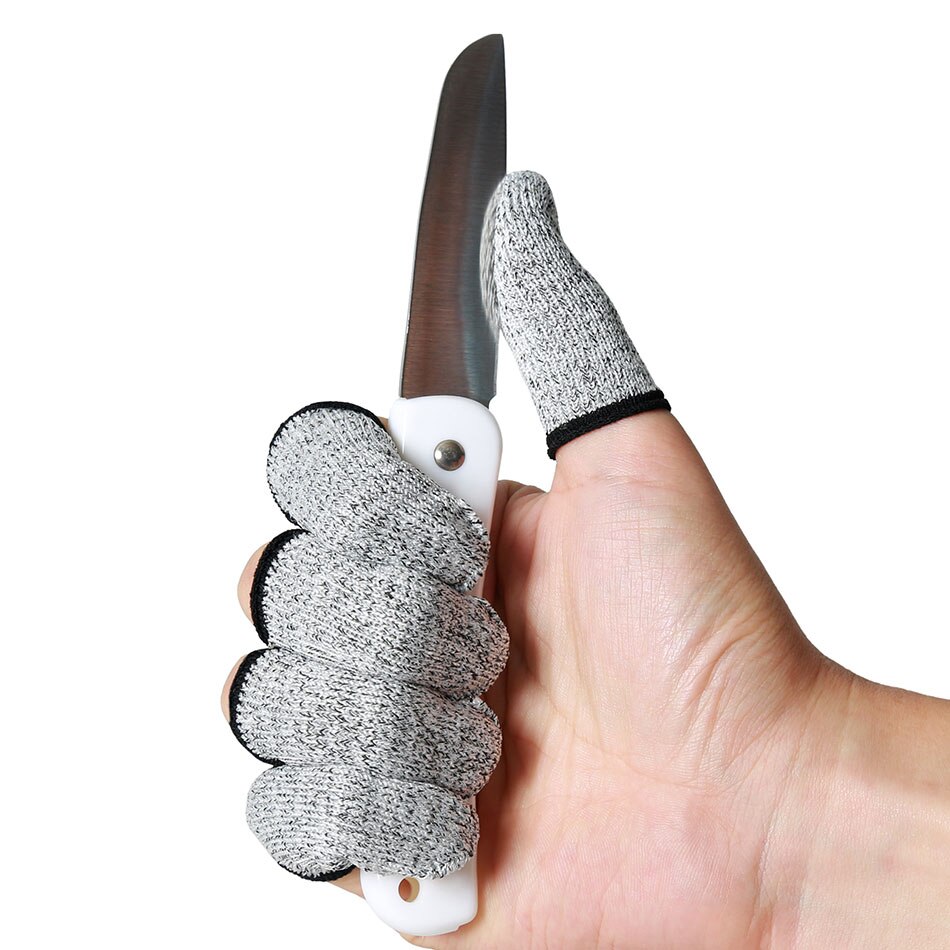 5/10/15Pces Anti-Cut Vinger Babybedjes Veiligheid Snijbestendige Veiligheid Handschoenen Voor Keuken Werk Sculptuur picker Vingertoppen Protector