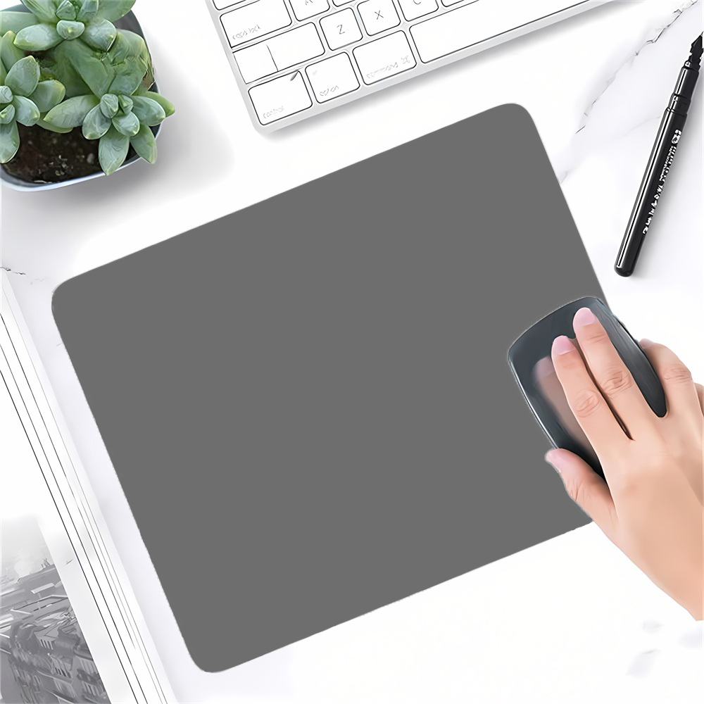 Mouse Pad Gaming Esports Mouse Pad Universal Desktop And Laptop Computer Simple And Pure Black Office Rubber Small Anti Slip Pad: XS / Khaki