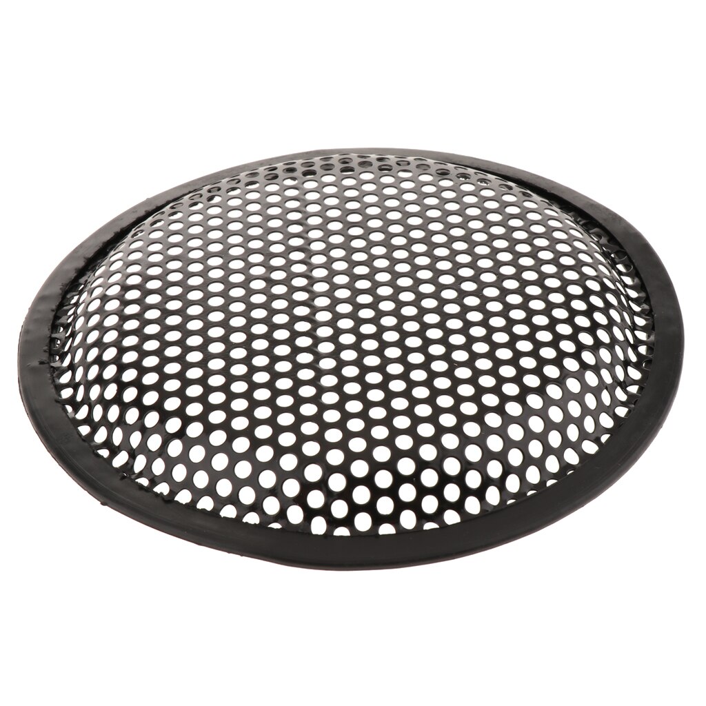 1 Pc Speaker Grills Cover Case Zwart Met 4 Stuks Schroeven En 4 Pcs Fix Houders Voor 6 Inch Buitenste