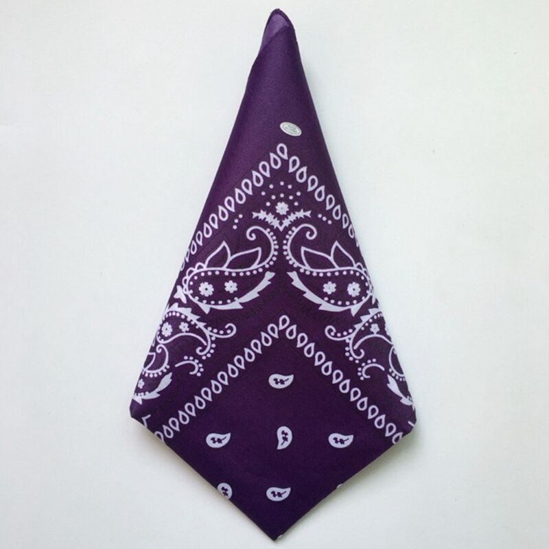 Bandana Square Scarf Unisex Hip Hop Headwear Hair Neck Scarf Men Square Scarves Print Handkerchie Cashew Flowers
