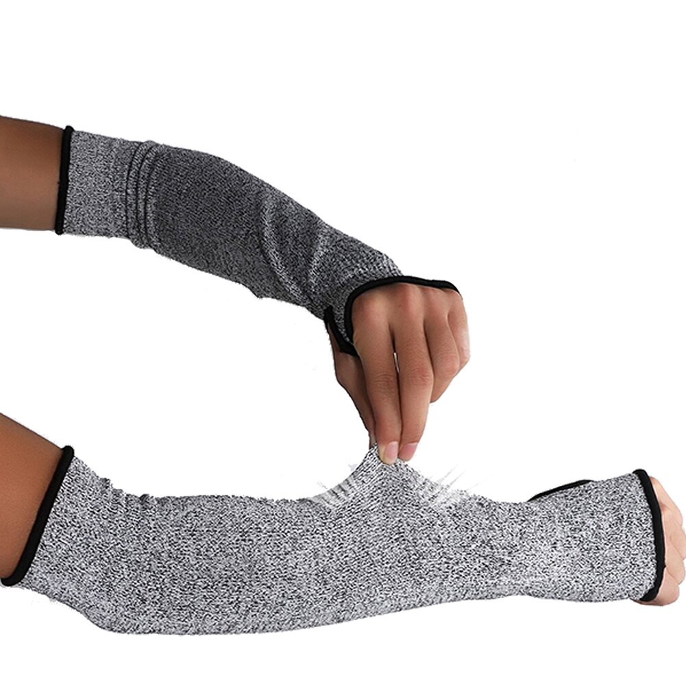 1 paar veiligheidsarmbeschermers, anti-snij- en prikbestendige beschermbeugels, sporthandschoenen voor werkarmen, anti-snij- en beschermende veiligheidshandschoenen
