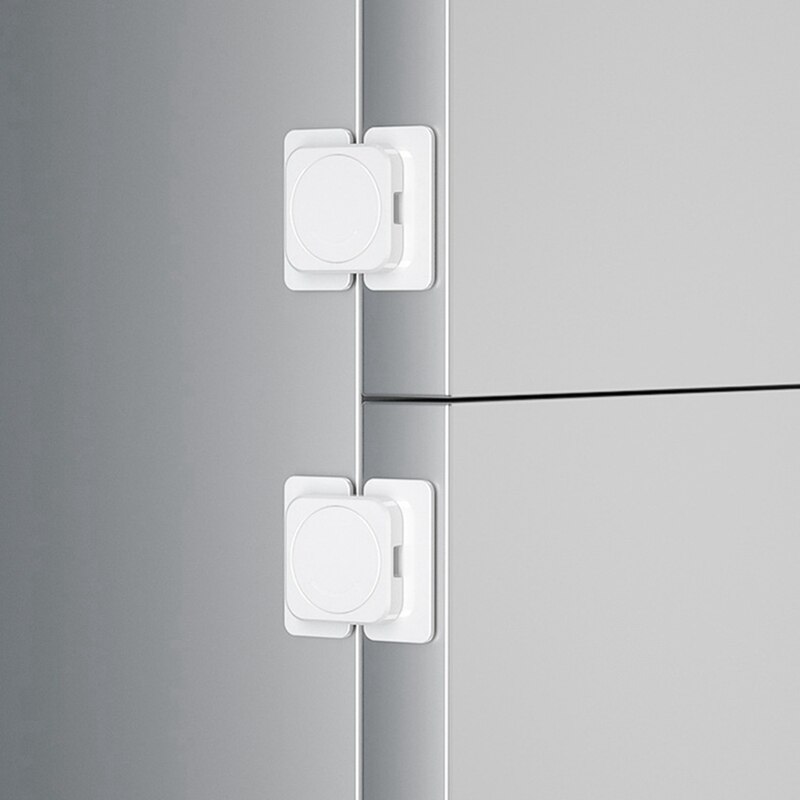 20 PCS White Home Refrigerator Freezer Door Lock -Baby Safety Child Lock,Latch Catch Toddler Child Cabinet Fridge Locks