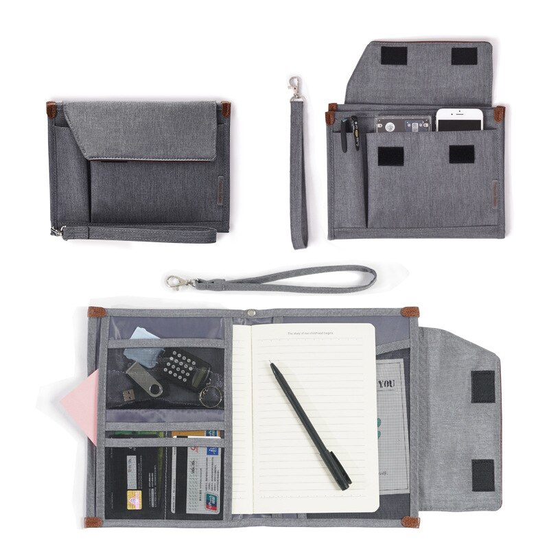 Mappen Business Bag Multilayer Multifunctionele Portable Document Opslag Pouch