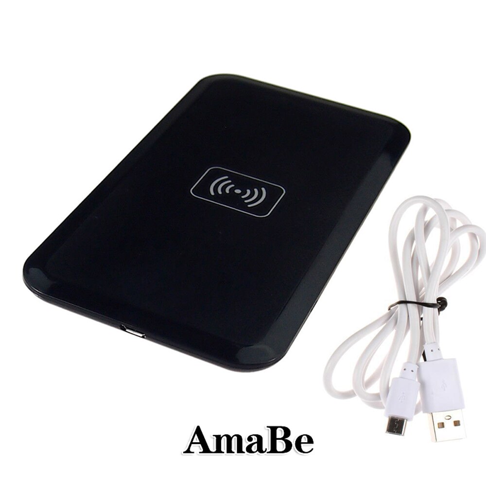 For Iphone 8/8 Plus/X/XS/XR/XS Max/ Iphone 11 / 11 Pro / 11 Pro Max QI Quick Wireless Charger USB Fast Charging Pad Dock: black